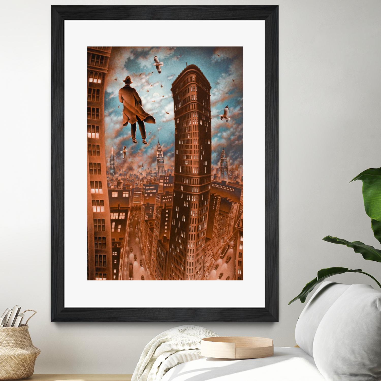 Empire d'argile by Alain Cardinal on GIANT ART - beige whimsical la nuit