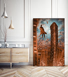 Empire d'argile by Alain Cardinal on GIANT ART - beige whimsical la nuit