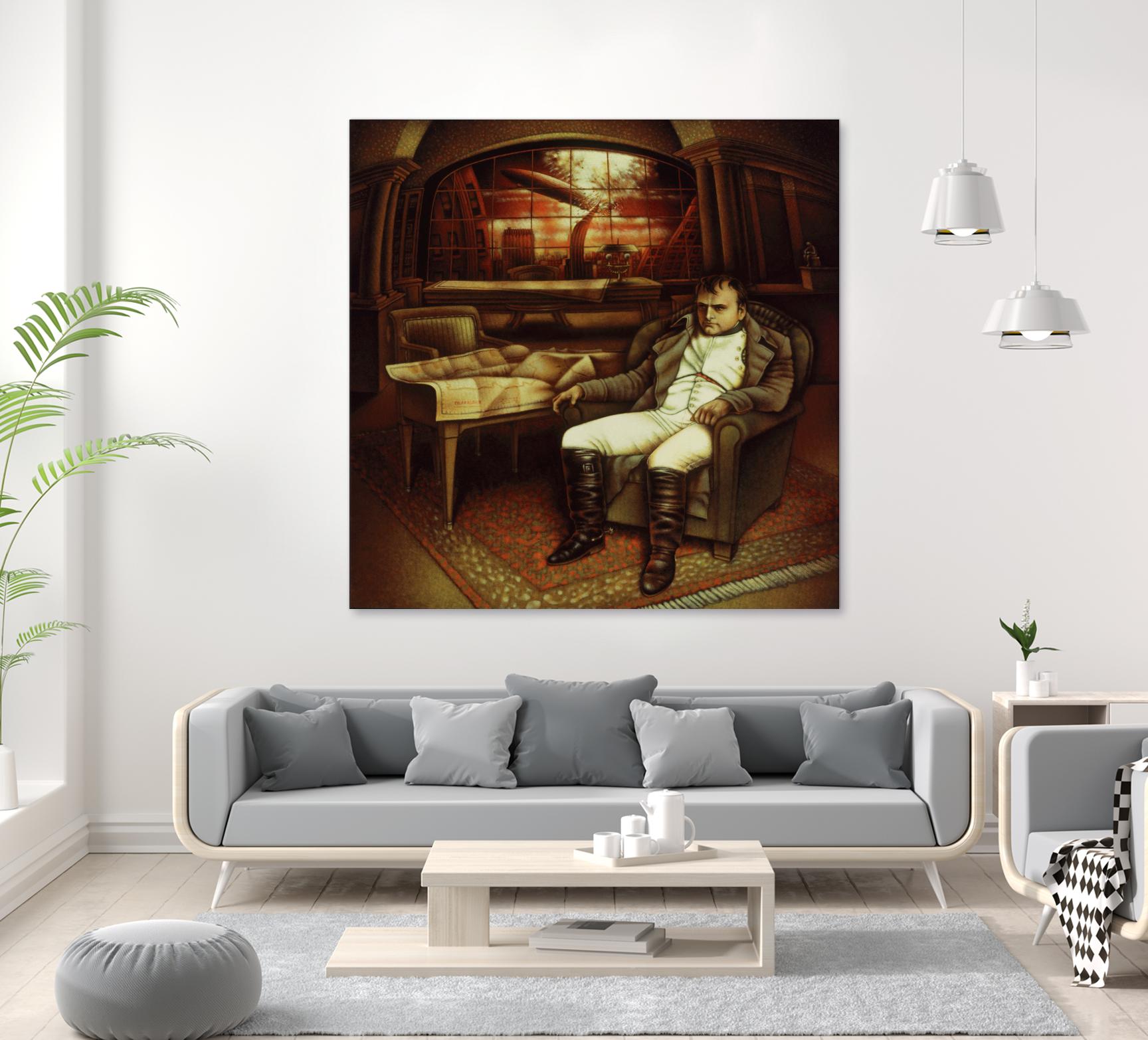 L'éternel retour by Alain Cardinal on GIANT ART - beige figurative napoleon
