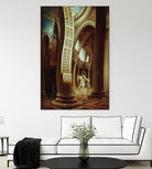 La rôdeur du Pantheon by Alain Cardinal on GIANT ART - beige whimsical napoleon