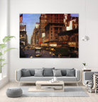 New York 1949 - 9 by Jean-François Dupuis on GIANT ART - beige architecture automobile