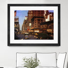 New York 1949 - 9 by Jean-François Dupuis on GIANT ART - beige architecture automobile