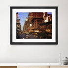 New York 1949 - 9 by Jean-François Dupuis on GIANT ART - beige architecture automobile