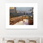 New York 1949 - 4 by Jean-François Dupuis on GIANT ART - beige city scene wagon