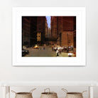 New York 1949 - 2 by Jean-François Dupuis on GIANT ART - beige city scene ouvriers