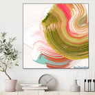Night on the town by Claire Desjardins on GIANT ART - orange abstract
