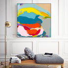 Free Falling by Claire Desjardins on GIANT ART - yellow abstract