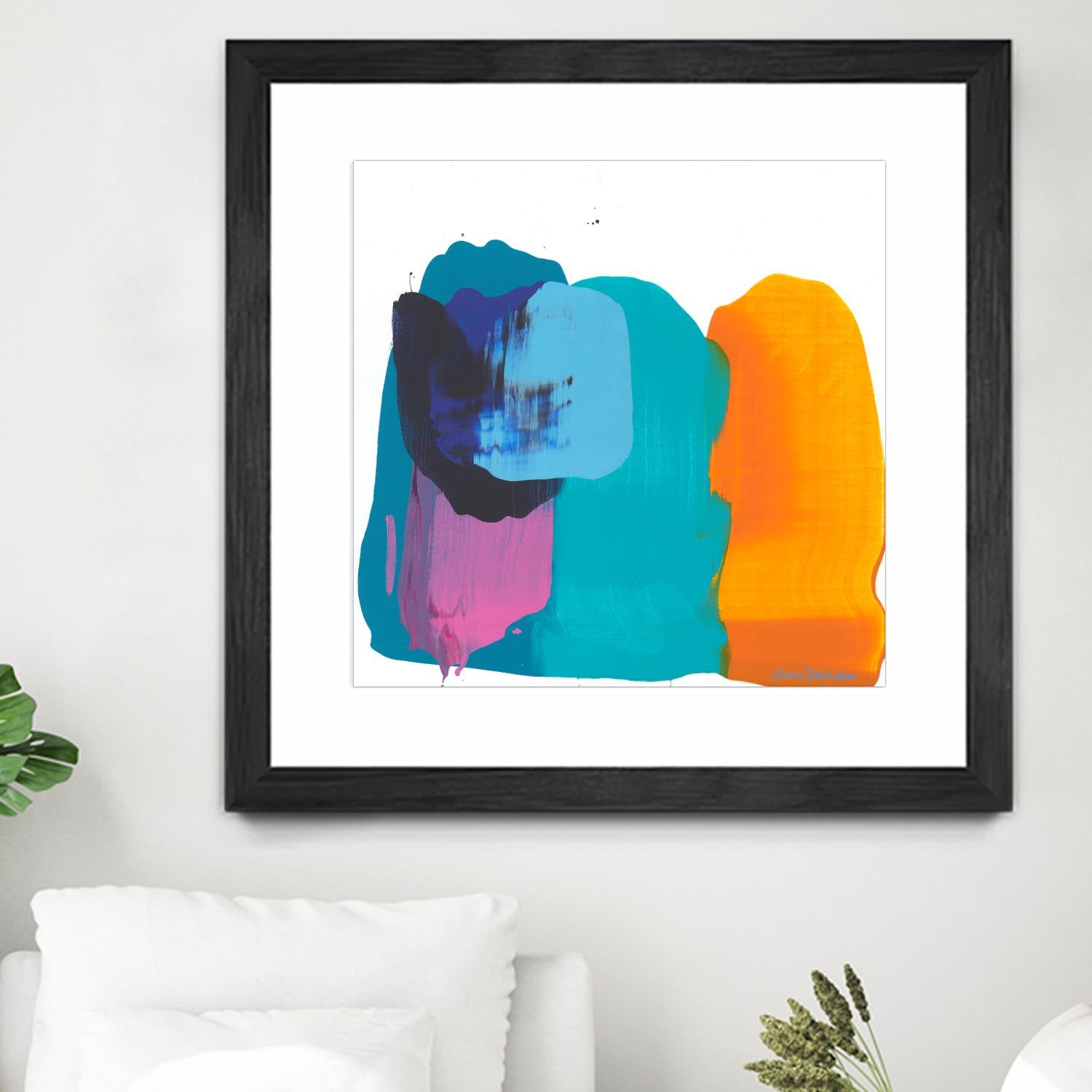Love 06 by Claire Desjardins on GIANT ART - orange abstract