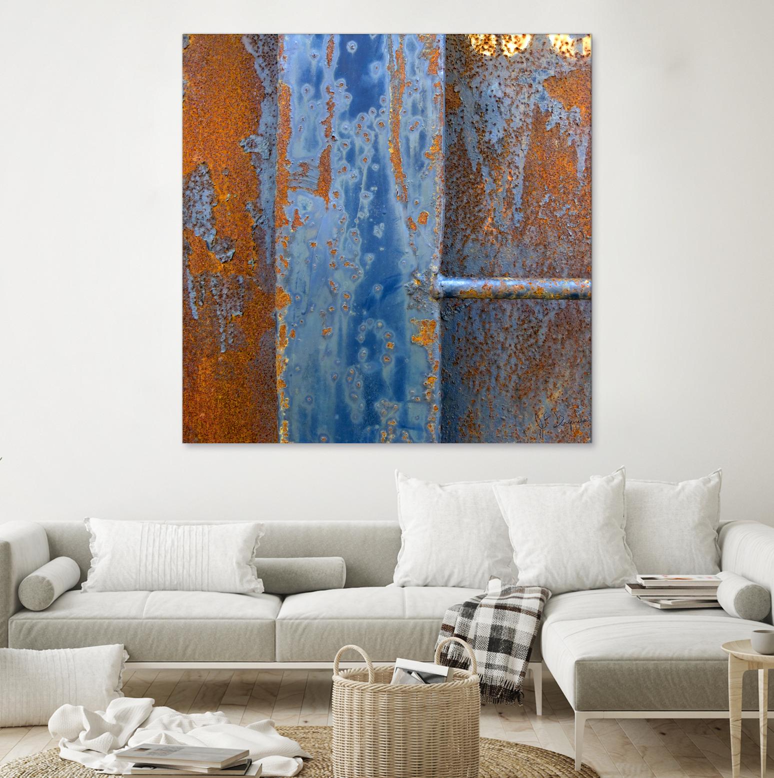Rusty Panel 2 by Jean-François Dupuis on GIANT ART - orange photo art rust