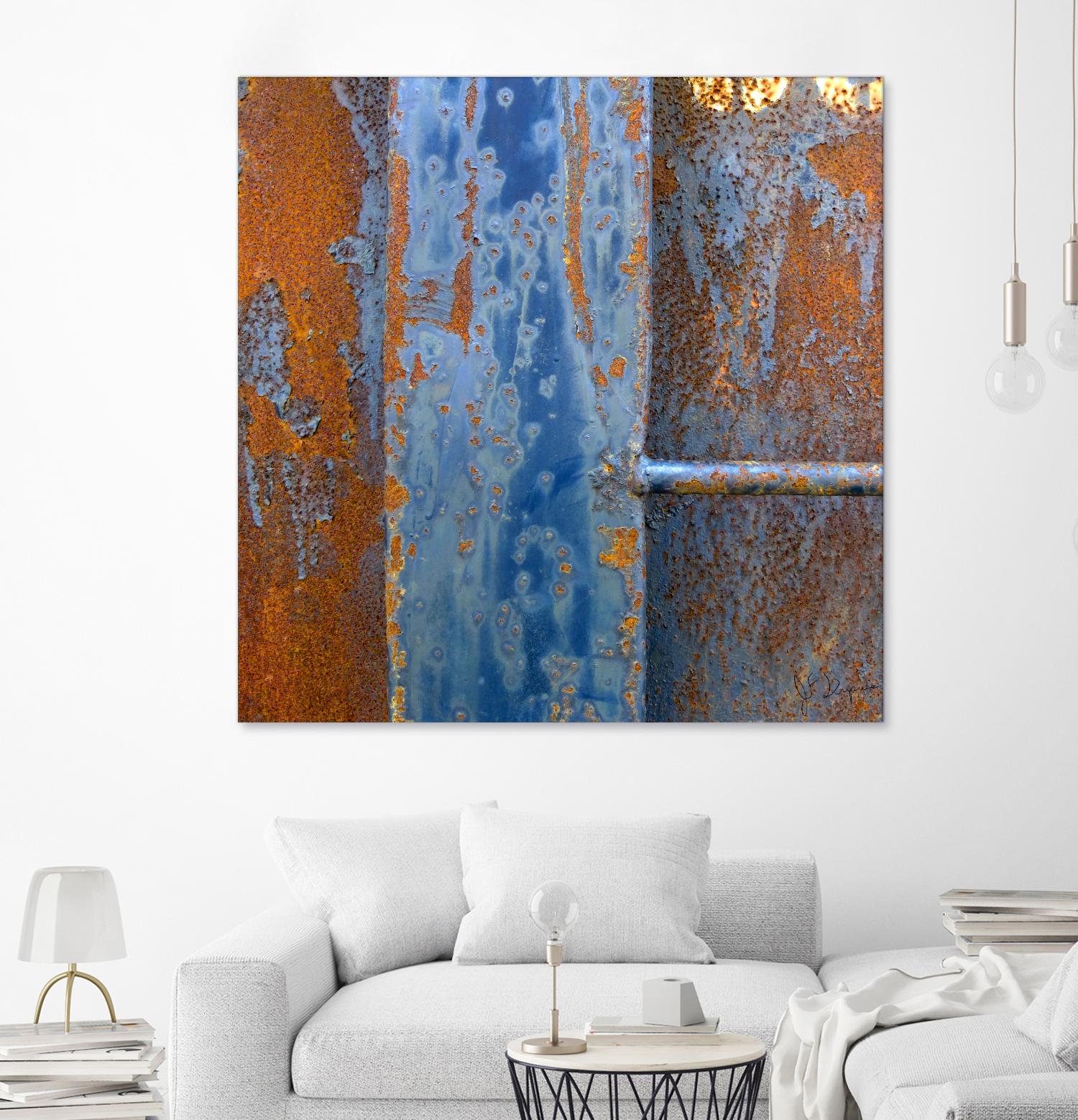 Rusty Panel 2 by Jean-François Dupuis on GIANT ART - orange photo art rust