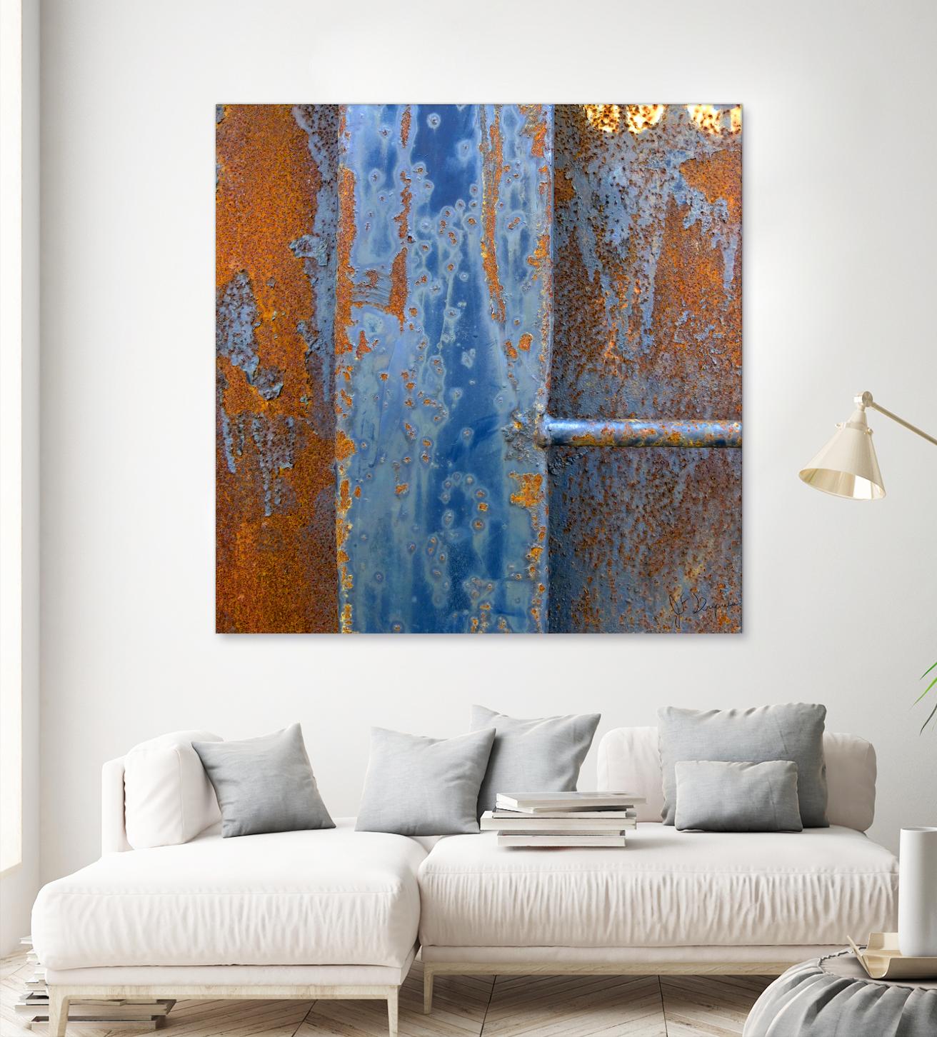 Rusty Panel 2 by Jean-François Dupuis on GIANT ART - orange photo art rust