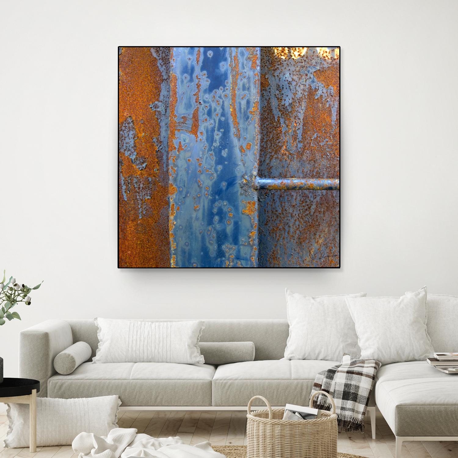 Rusty Panel 2 by Jean-François Dupuis on GIANT ART - orange photo art rust