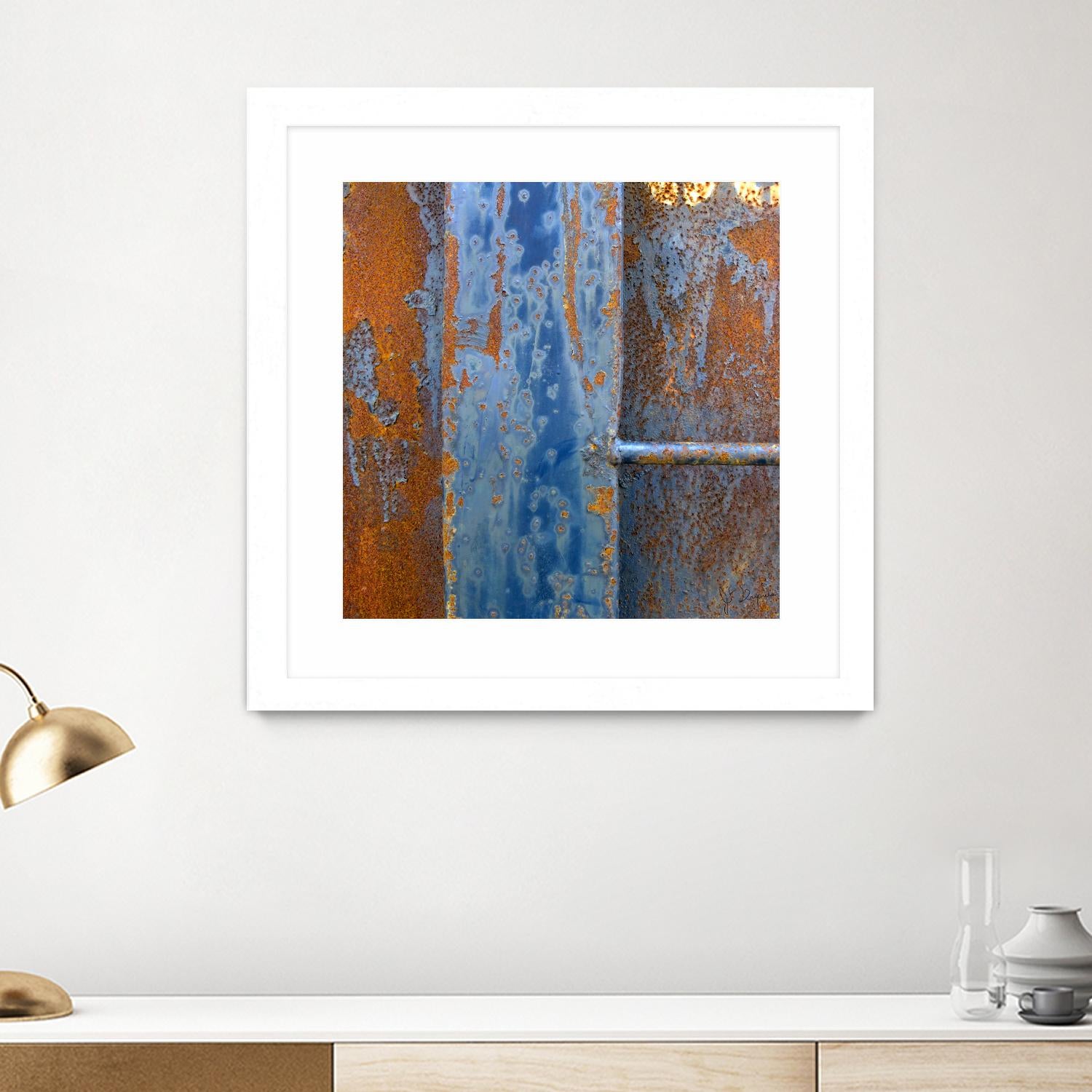 Rusty Panel 2 by Jean-François Dupuis on GIANT ART - orange photo art rust