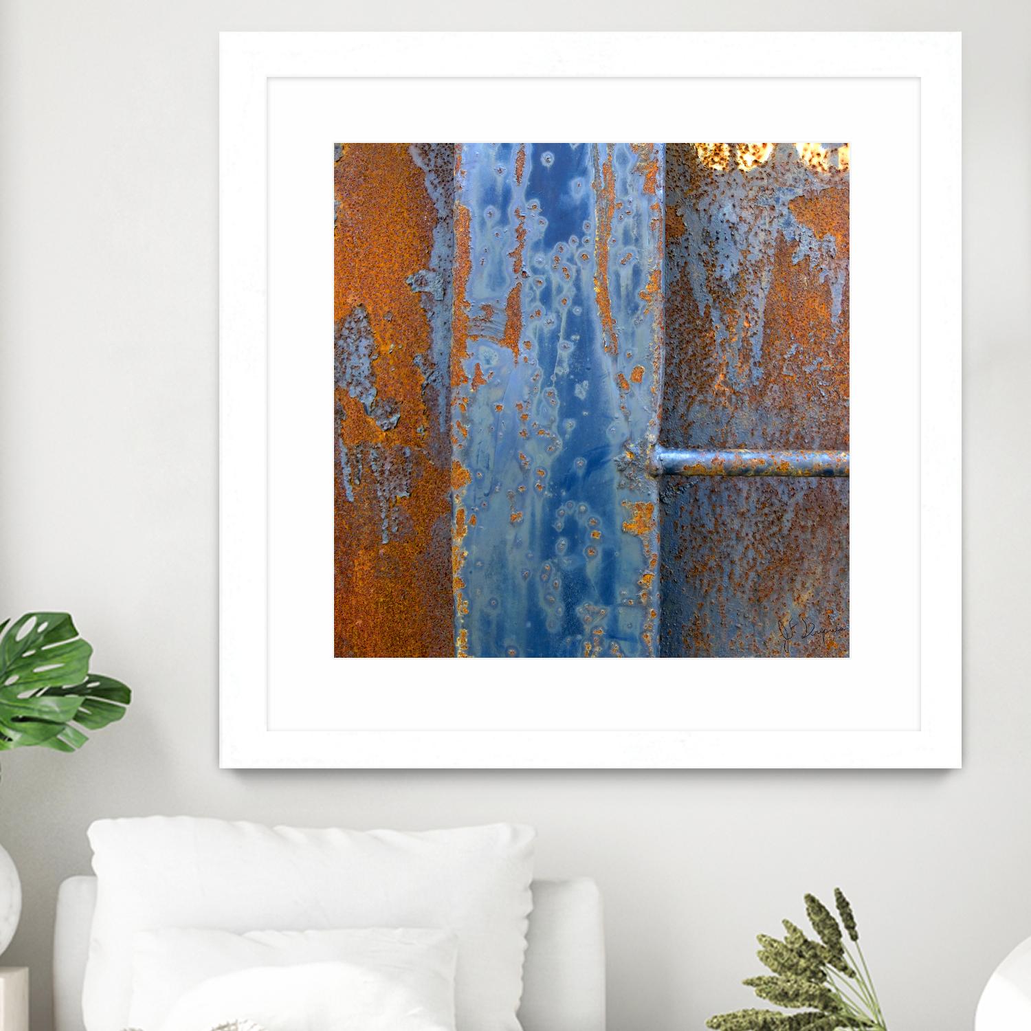 Rusty Panel 2 by Jean-François Dupuis on GIANT ART - orange photo art rust