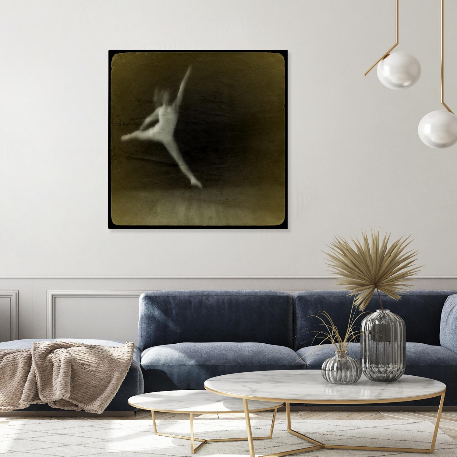 Dancing motion I by Jean-François Dupuis on GIANT ART - beige music - dance ballerine