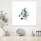 Remplir le paysage I by Sylvie Cloutier on GIANT ART - blue abstract