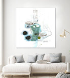 Remplir le paysage IV by Sylvie Cloutier on GIANT ART - blue abstract
