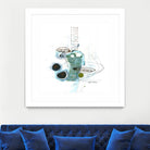 Remplir le paysage IV by Sylvie Cloutier on GIANT ART - blue abstract