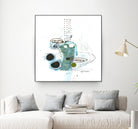 Remplir le paysage IV by Sylvie Cloutier on GIANT ART - blue abstract