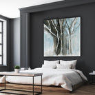 Glacial blue I by Kathleen Cloutier on GIANT ART - blue abstract forêt