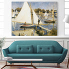 La scéne à Argenteuil by Auguste Renoir on GIANT ART - beige masters sail boat