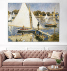 La scéne à Argenteuil by Auguste Renoir on GIANT ART - beige masters sail boat