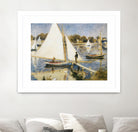 La scéne à Argenteuil by Pierre-Auguste Renoir on GIANT ART - beige masters sail boat