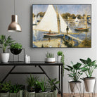 La scéne à Argenteuil by Auguste Renoir on GIANT ART - beige masters sail boat