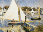 La scéne à Argenteuil by Auguste Renoir on GIANT ART - beige masters sail boat