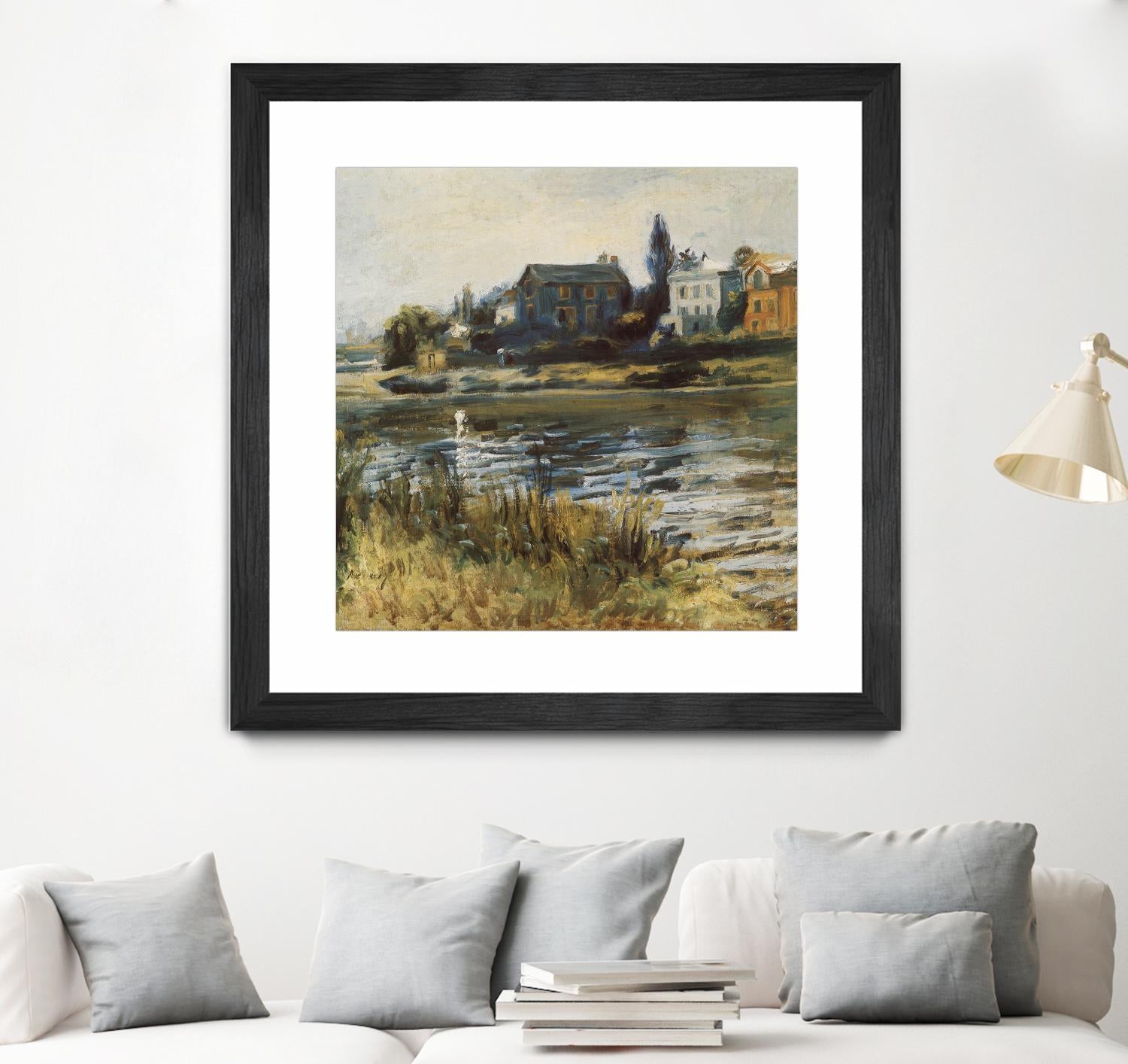 La Seine à Chatou by Auguste Renoir on GIANT ART - green masters rivière