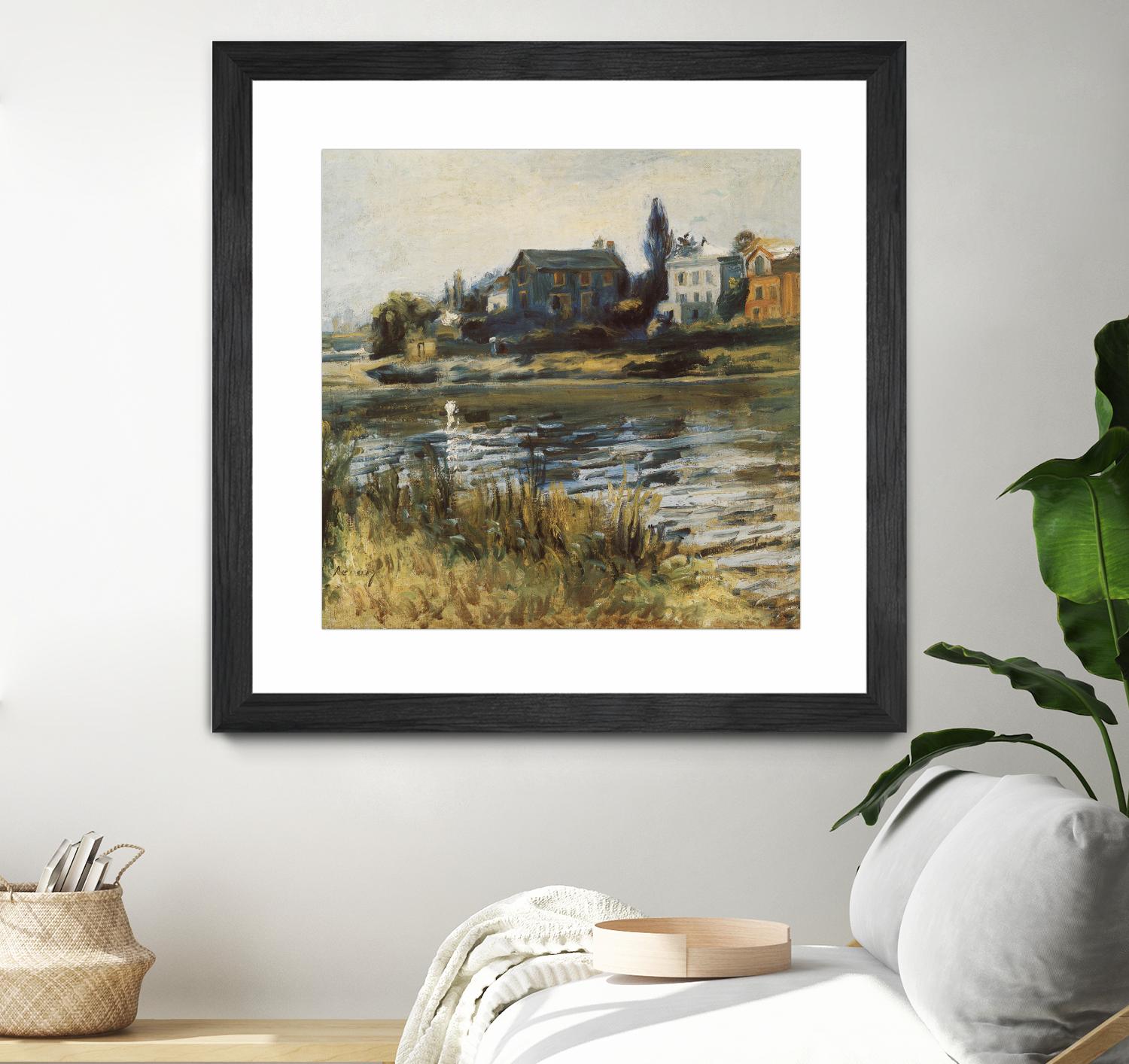 La Seine à Chatou by Auguste Renoir on GIANT ART - green masters rivière