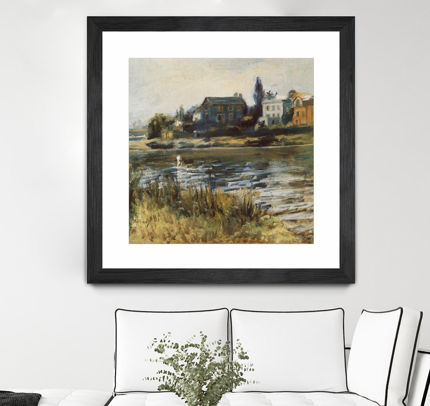 La Seine à Chatou by Auguste Renoir on GIANT ART - green masters rivière