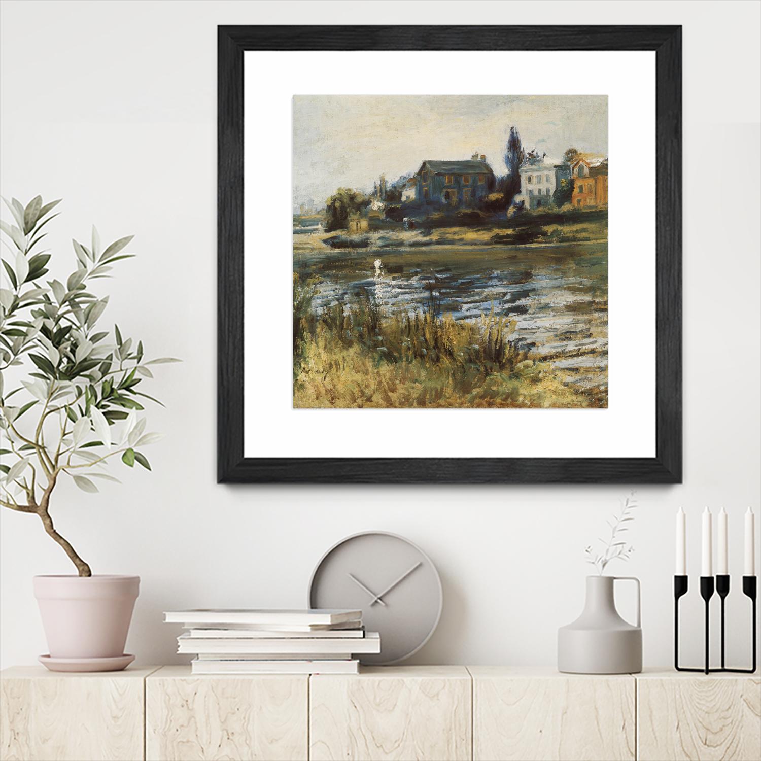 La Seine à Chatou by Auguste Renoir on GIANT ART - green masters rivière