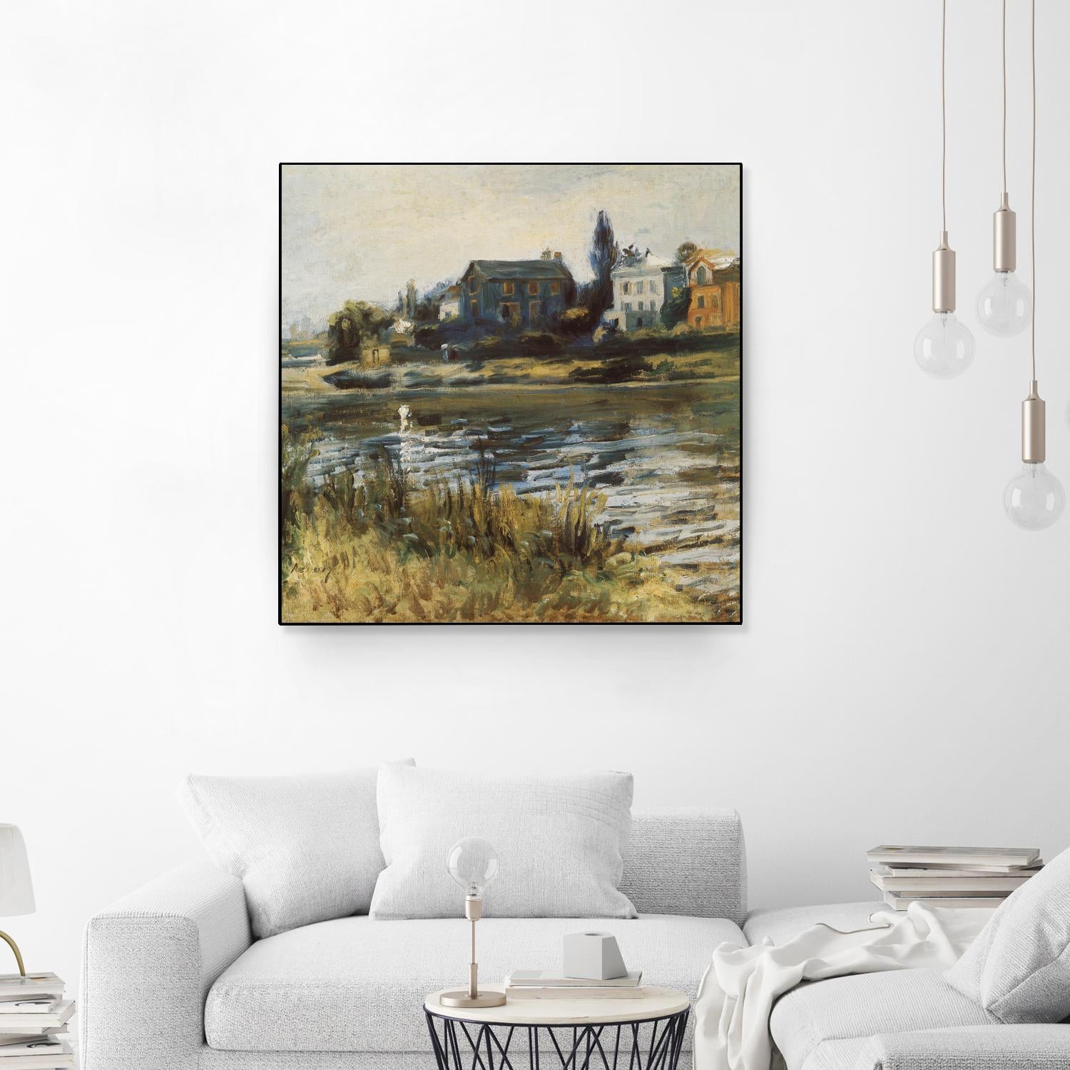 La Seine à Chatou by Auguste Renoir on GIANT ART - green masters rivière