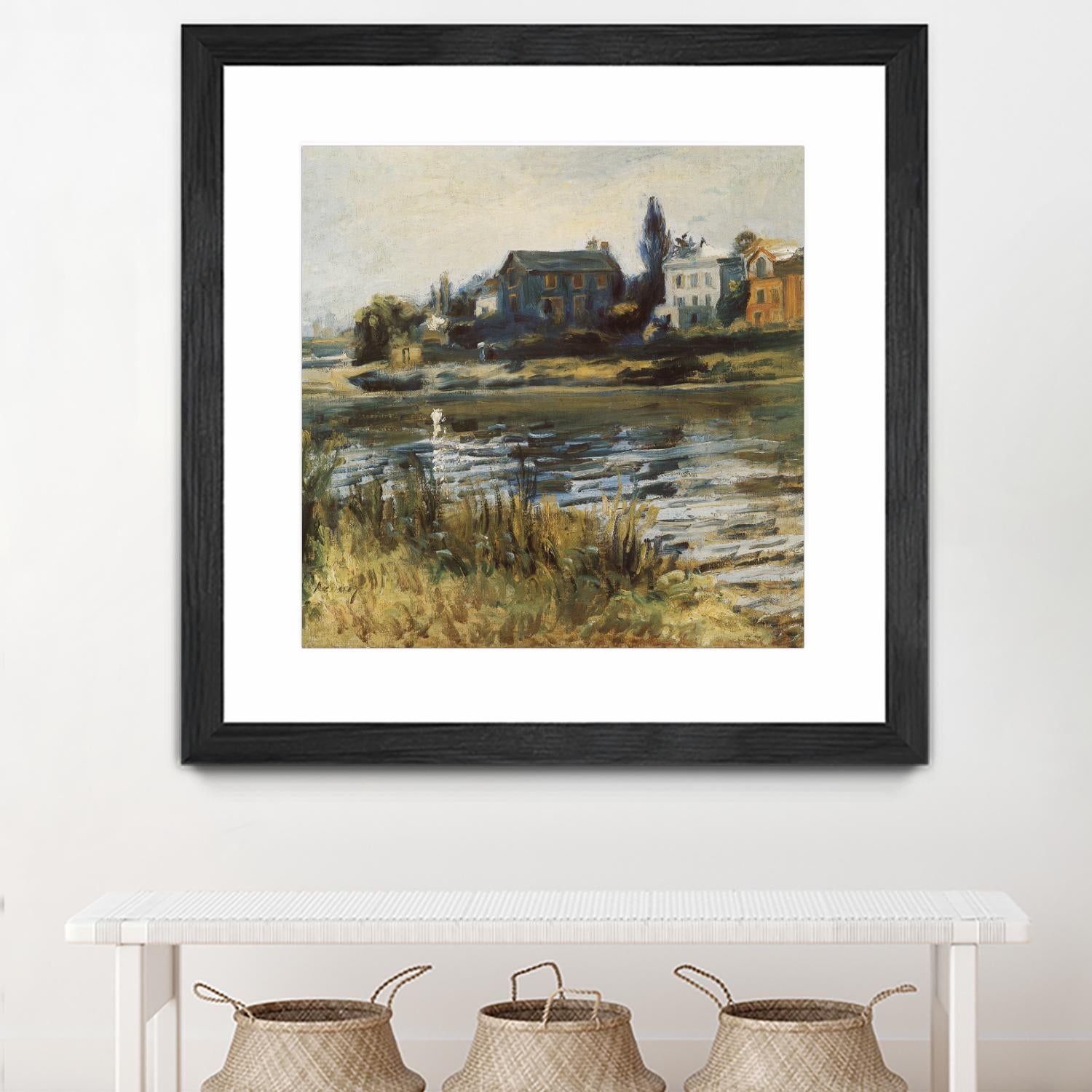 La Seine à Chatou by Auguste Renoir on GIANT ART - green masters rivière