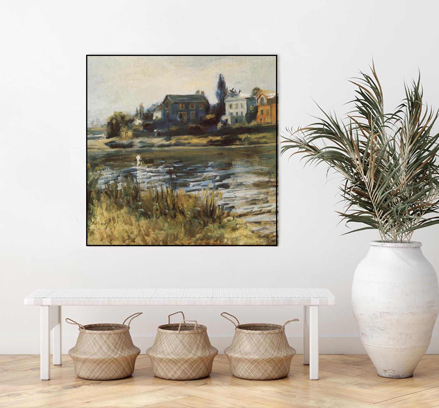 La Seine à Chatou by Auguste Renoir on GIANT ART - green masters rivière