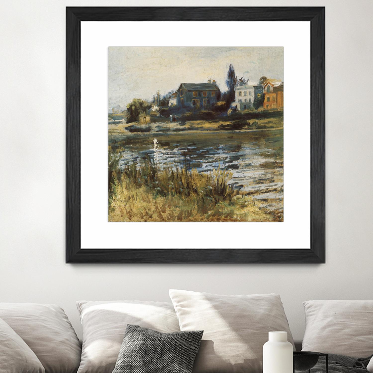 La Seine à Chatou by Auguste Renoir on GIANT ART - green masters rivière