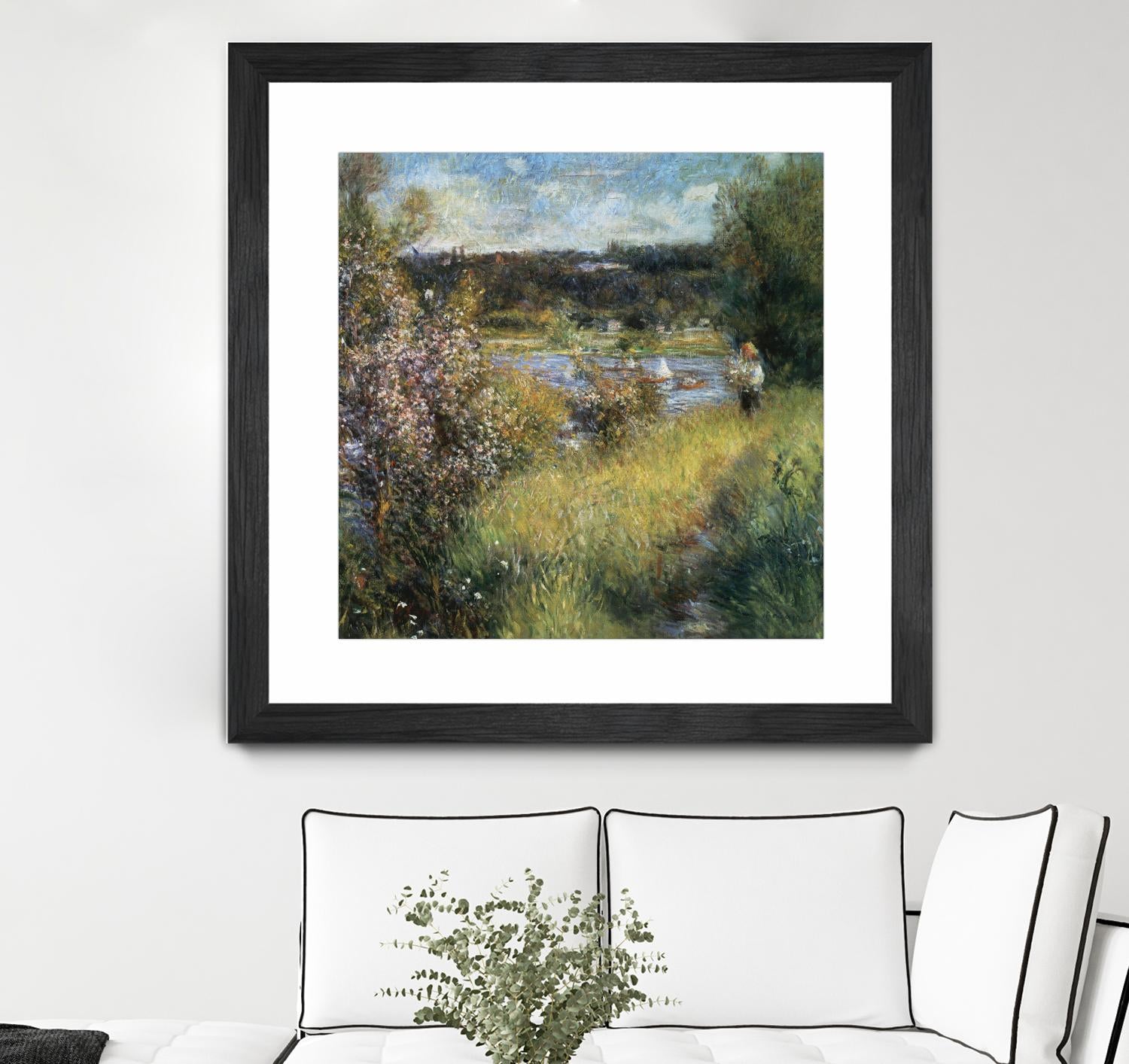 La Seine à Chatou by Auguste Renoir on GIANT ART - green masters