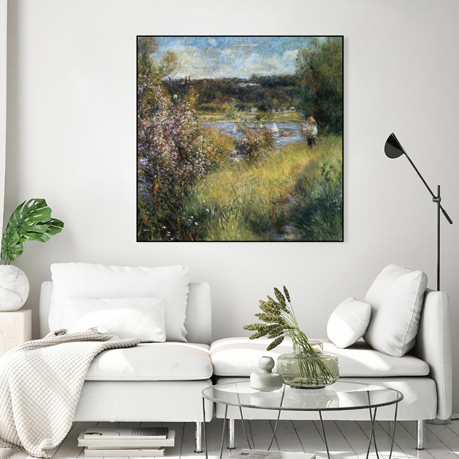 La Seine à Chatou by Auguste Renoir on GIANT ART - green masters