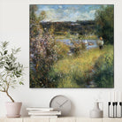 La Seine à Chatou by Auguste Renoir on GIANT ART - green masters