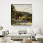 Une route à Louveciennes by Auguste Renoir on GIANT ART - green masters promenade