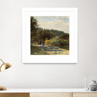 Une route à Louveciennes by Auguste Renoir on GIANT ART - green masters promenade