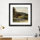 Une route à Louveciennes by Auguste Renoir on GIANT ART - green masters promenade