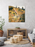 Chemin montant dans les hautes herbes by Pierre-Auguste Renoir on GIANT ART - green masters