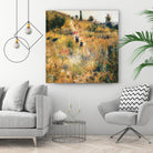 Chemin montant dans les hautes herbes by Pierre-Auguste Renoir on GIANT ART - green masters