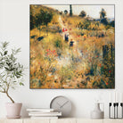 Chemin montant dans les hautes herbes by Auguste Renoir on GIANT ART - green masters