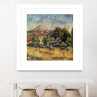 La mpontagne sainte victoire by Auguste Renoir on GIANT ART - blue masters