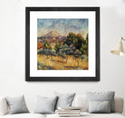 La mpontagne sainte victoire by Auguste Renoir on GIANT ART - blue masters