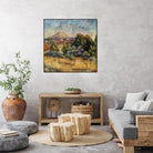 La mpontagne sainte victoire by Auguste Renoir on GIANT ART - blue masters