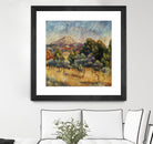 La mpontagne sainte victoire by Auguste Renoir on GIANT ART - blue masters